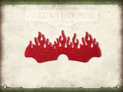 Arkham Horror lcg Flames Token