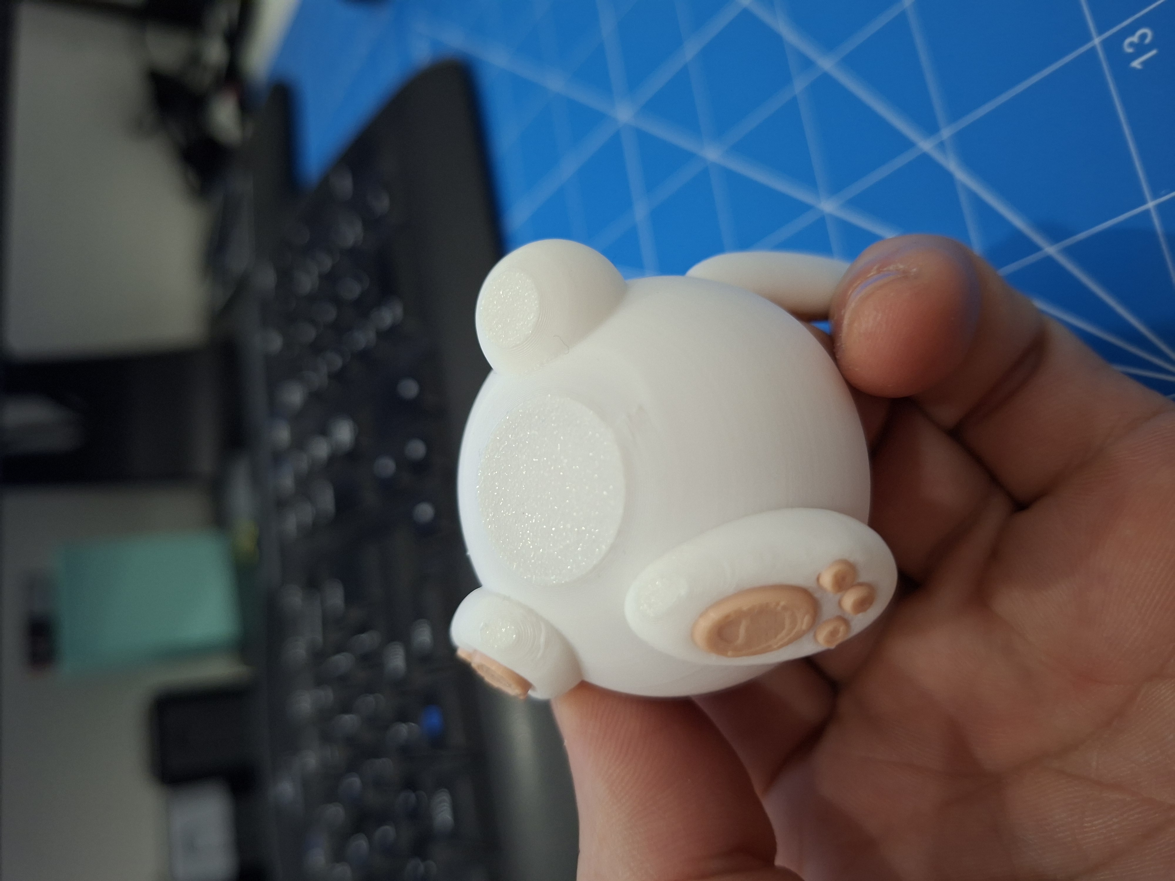 Miniatura 2 do modelo 3D 可爱兔子蛋  【装鸡蛋】 仅需15g