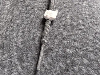 Katzenkopf Kordelperle, Schnürperle,Kordel Stopper