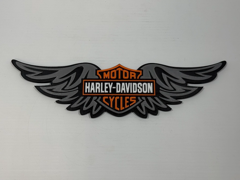 Harley Davidson Wings Wall Art