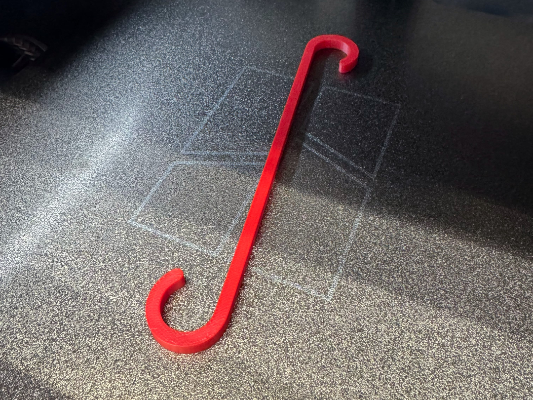 Low Profile Extra Long Cord Hook for TV mount