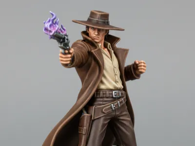 Gunslinger miniature D&D