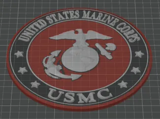 USMC Plaque