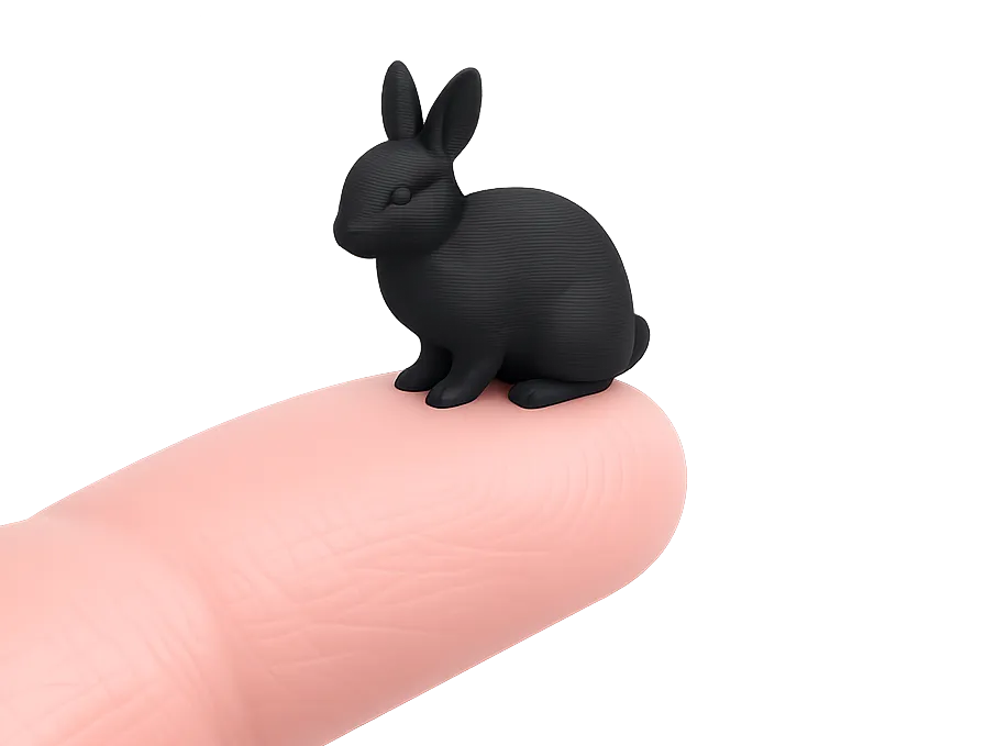Rabbit 30mm – Mini Animal - Free 3D Print Model - MakerWorld