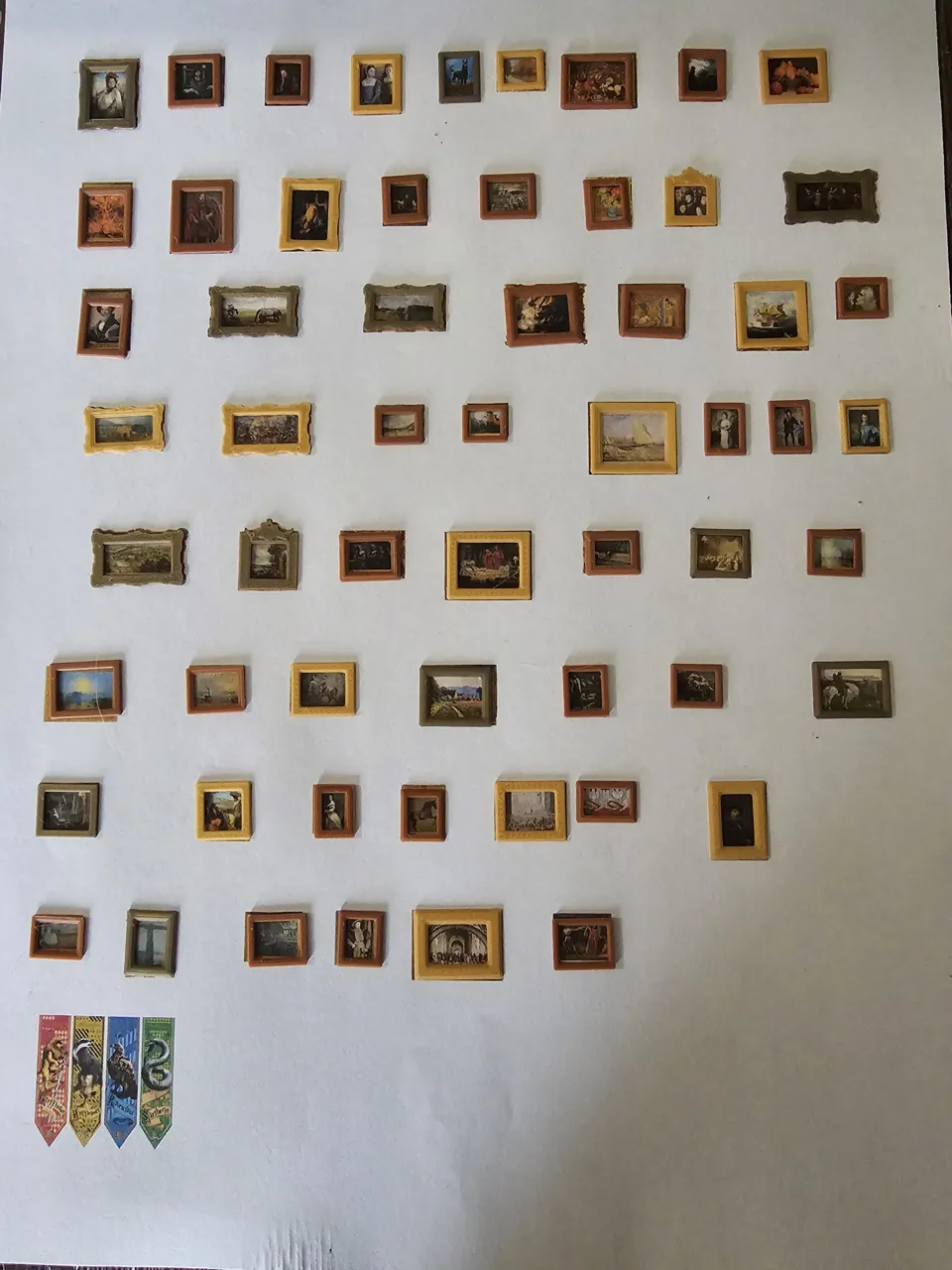 Harry Potter Hogwarts Book Nook Painting Frames view 4