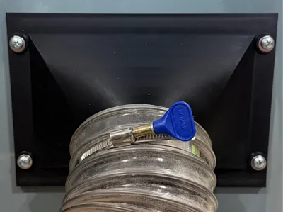 4” Dust Port, Angled (Parametric)