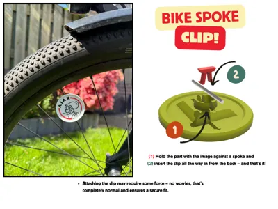 Bike Spoke Clip