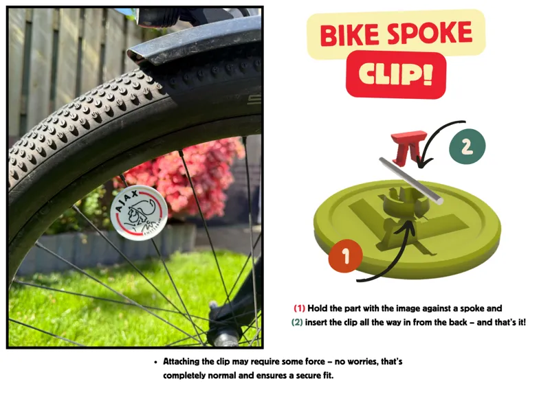 Bike Spoke Clip