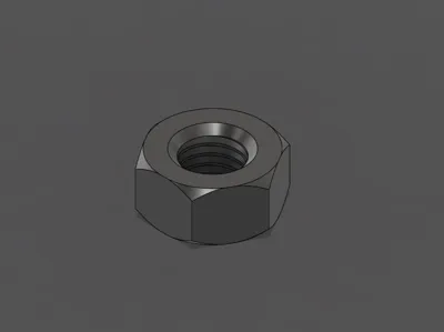 Nut M12 x 1.25 x 10mm