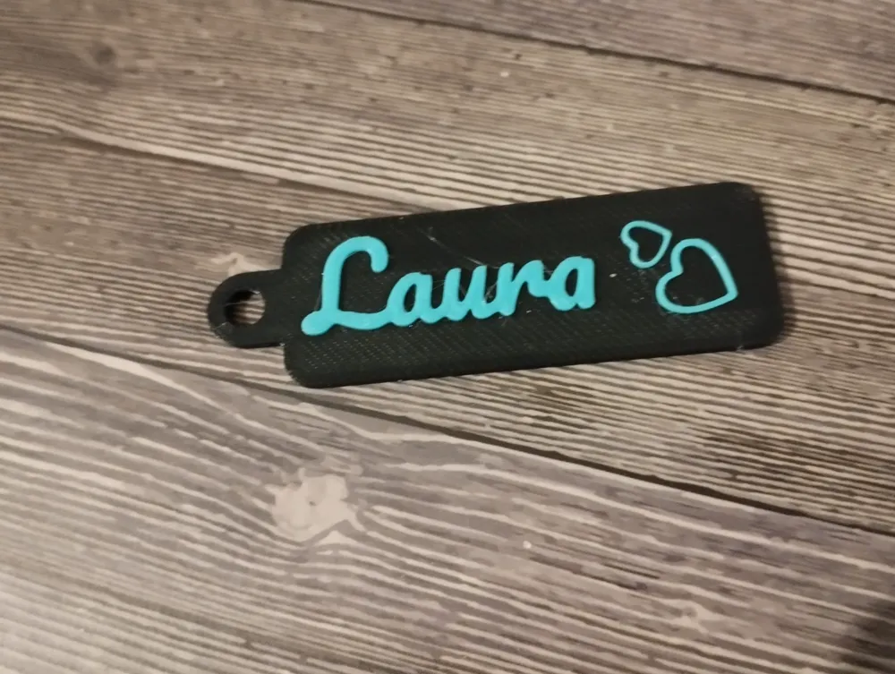 Schlüsselanhänger mit Namen / Keychain with Name Laura by apropo ...