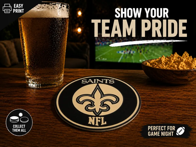 new orleans saints coaster nfl