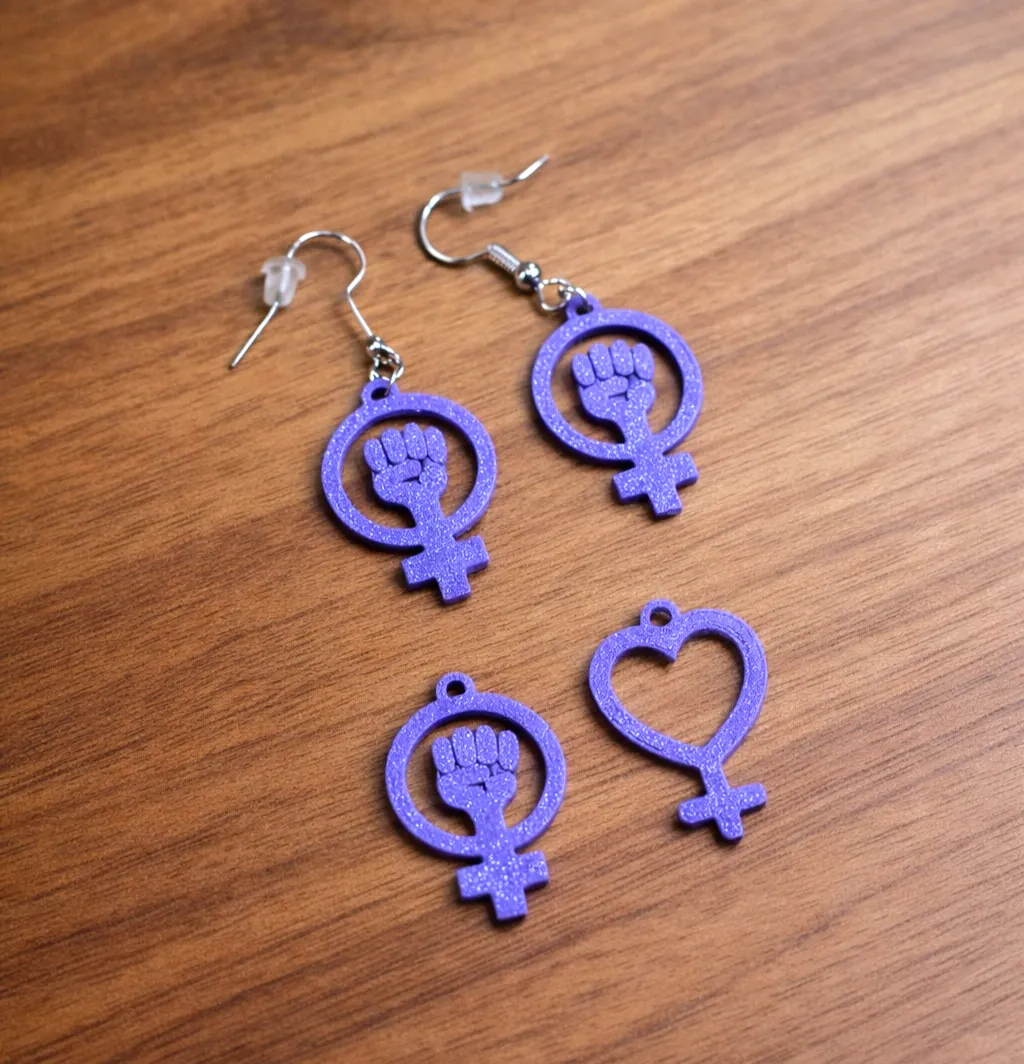 PENDIENTES 8 MARZO. Día Internacional de la Mujer view 2