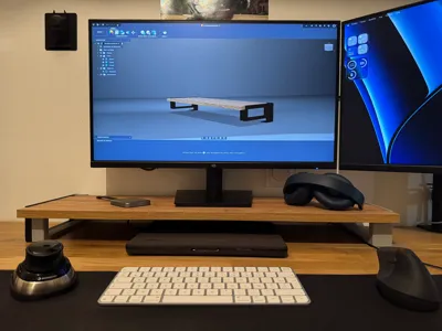 Custom Desk Monitor Riser