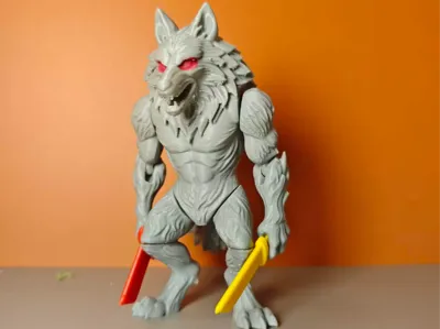 Articulated Fantasy Creature Series - Werewolf