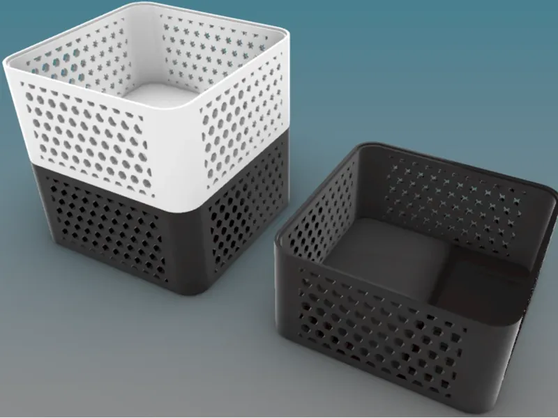 Stackable Geometric Storage Box
