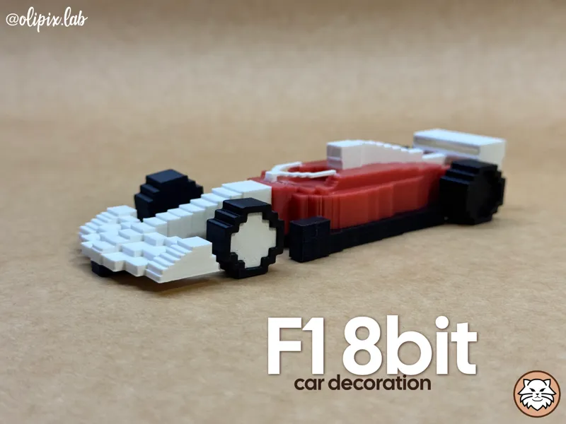 F1 8bit - Formula 1 car decoration