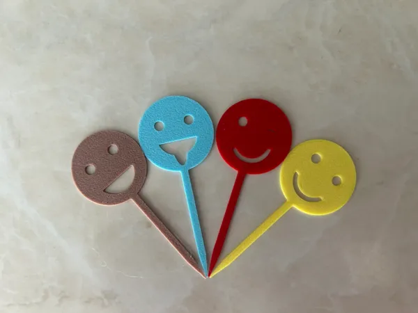 Toppers gâteau emoji