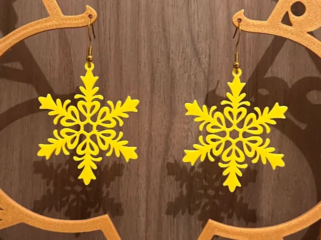 Earrings - Snowflake
