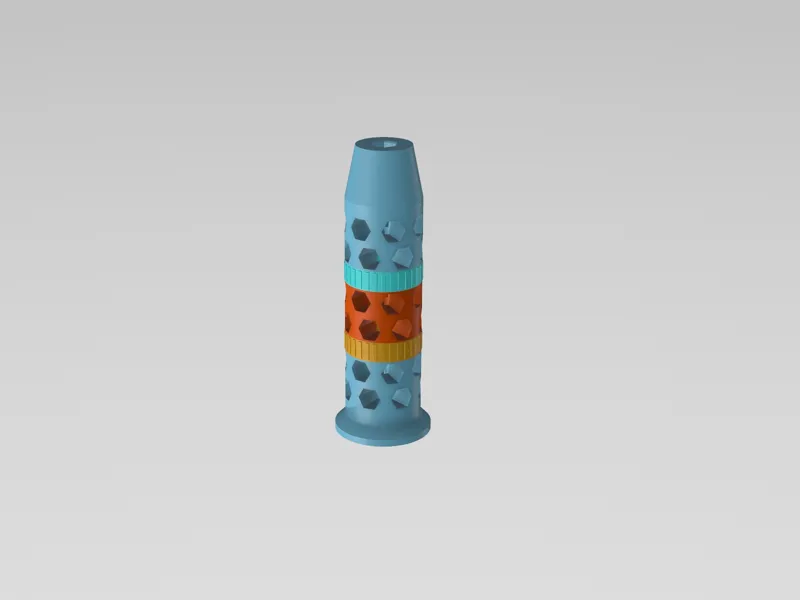 6.35mm screwdriver bit handle, hollow-out design