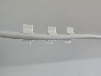 Minimal Cable Clip – Adhesive Mount, No Drilling