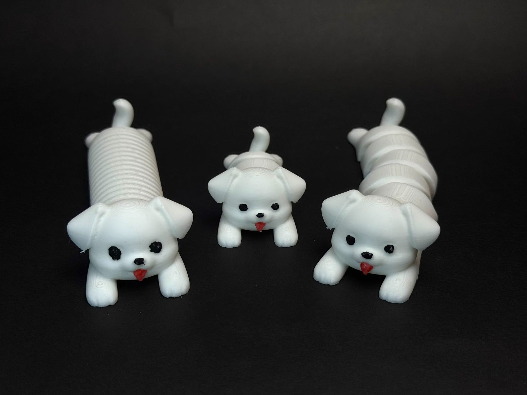 Miniatura 1 do modelo 3D 萌趣弹簧狗