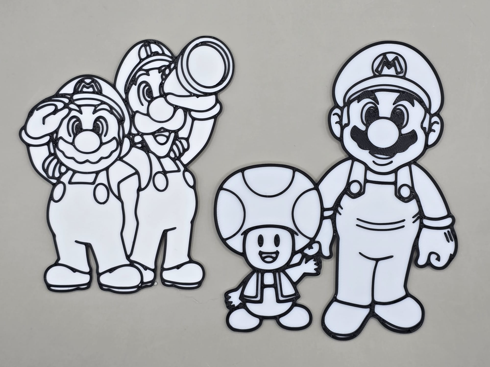 Mario Bros Coloring Craft