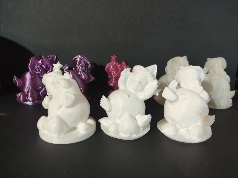 Set of 3 - Kids in Fruits Christmas decoration 