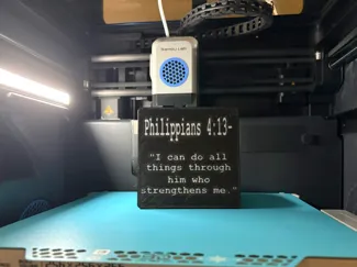Philippians 4:13 coaster