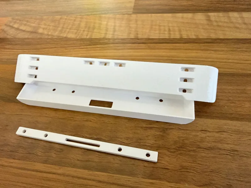 Tamiya 1/14 sunvisor with holes for 9 3mm leds