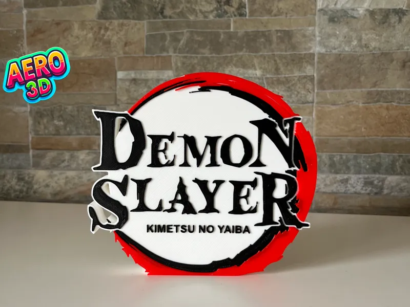 DEMON SLAYER DECORATION LOGO