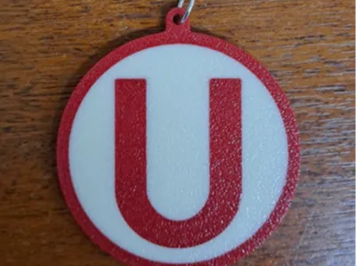 Universitario Sports Club Peru Keychain