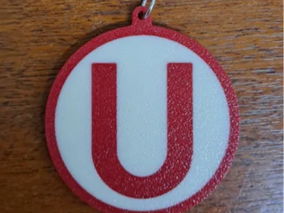 Llavero del club universiitario de deportes Peru