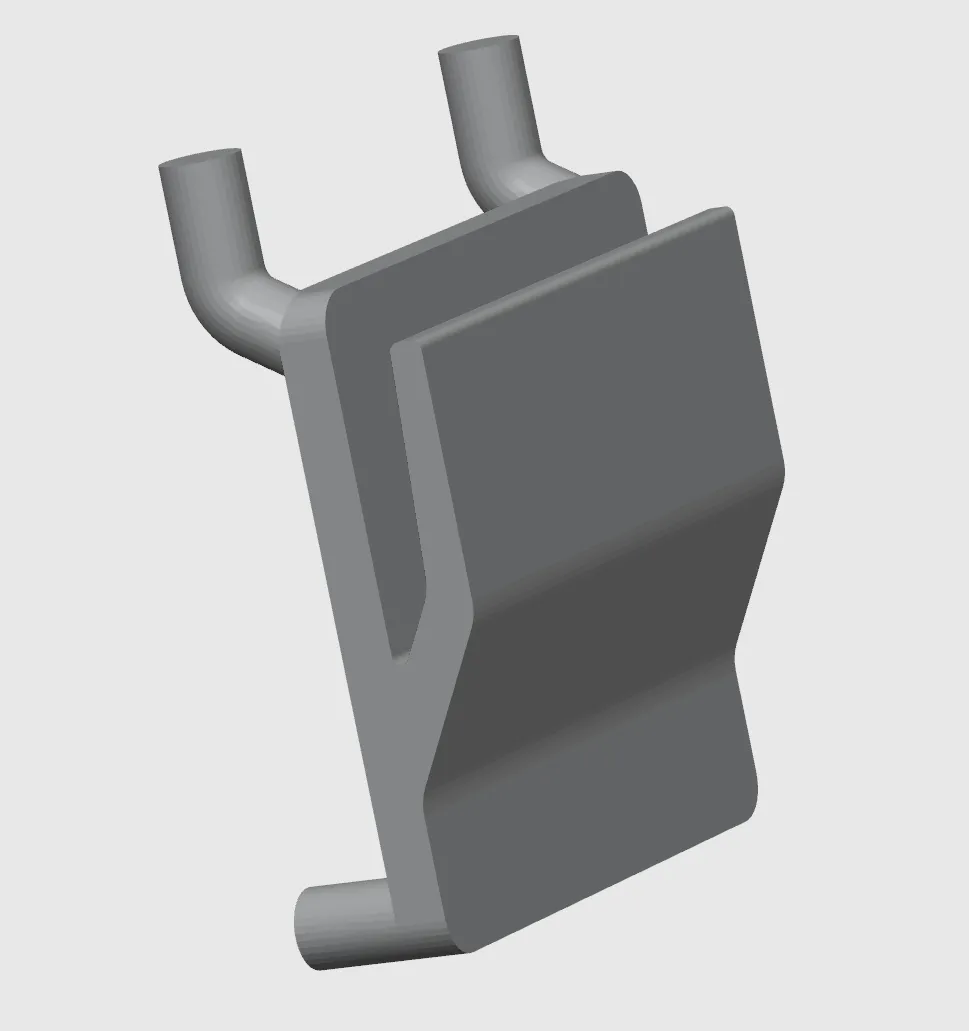 Storage Tote/Box Pegboard Mounting Bracket by SkepticalPie - MakerWorld