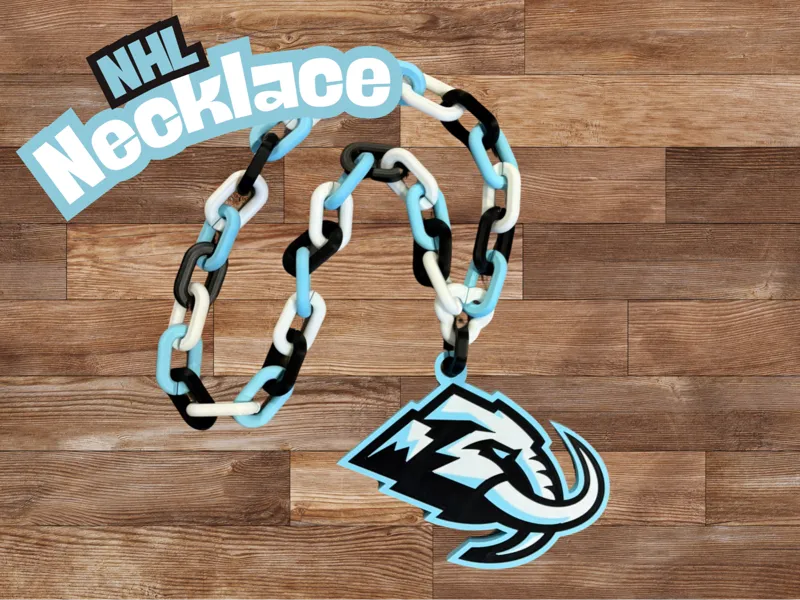 NHL Teams Chain Necklace - Utah Mammoth