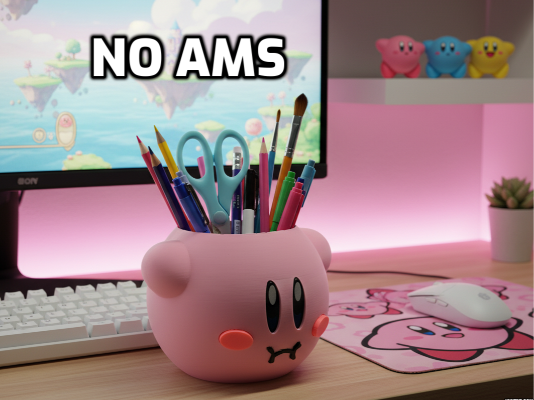 Kirby Pencil Holder– Kirby Desk Organizer (No AMS)