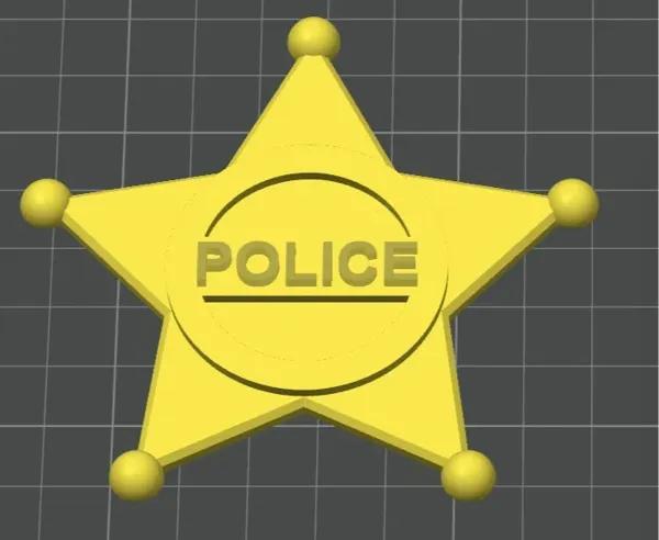 Badge de police