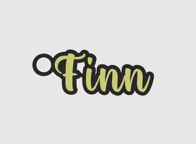 Miniatura 1060 do modelo 3D Name keychain +1200