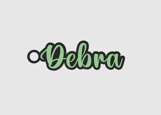 Miniatura 1078 do modelo 3D Name keychain +1200