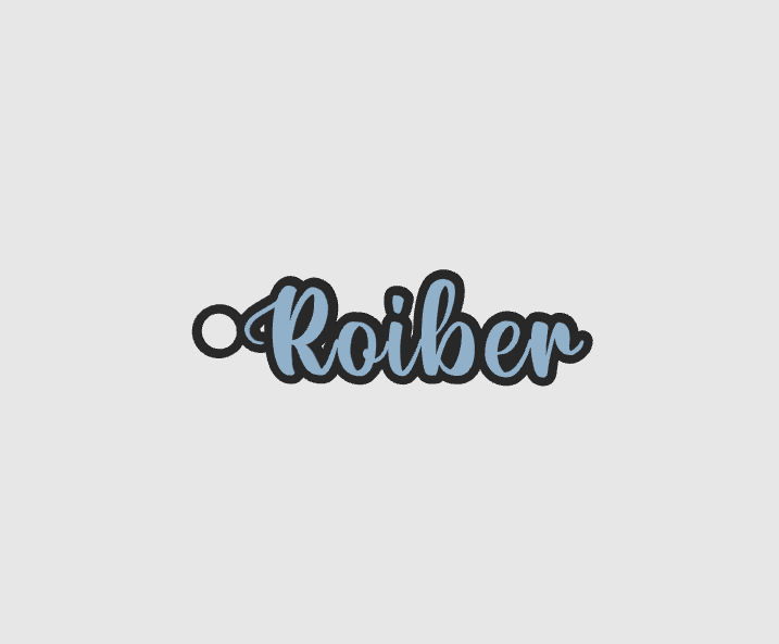 Miniatura 1083 do modelo 3D Name keychain +1200