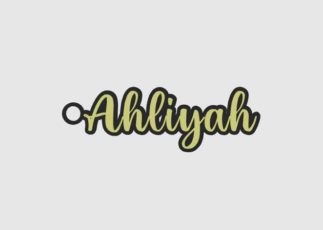 Miniatura 1143 do modelo 3D Name keychain +1200