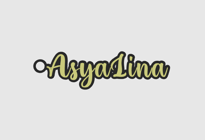 Miniatura 1202 do modelo 3D Name keychain +1200