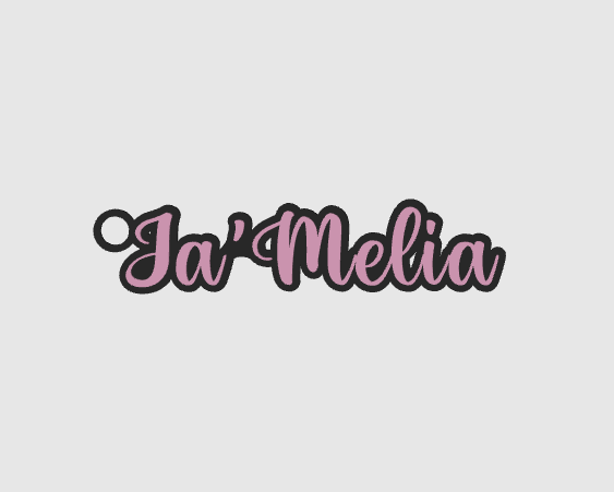 Miniatura 1249 do modelo 3D Name keychain +1200
