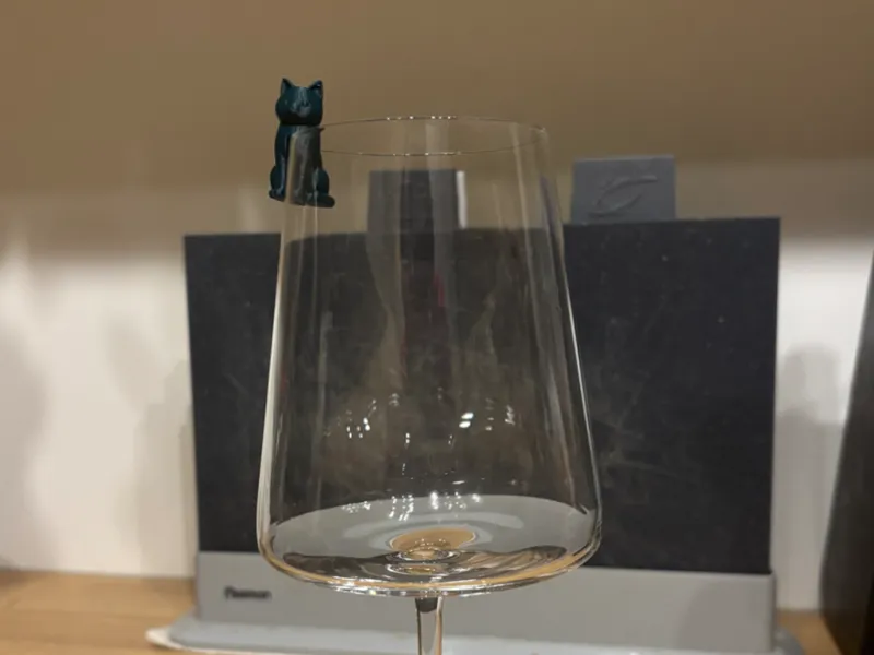 Wine Glass Marker Cat - 3 Grams