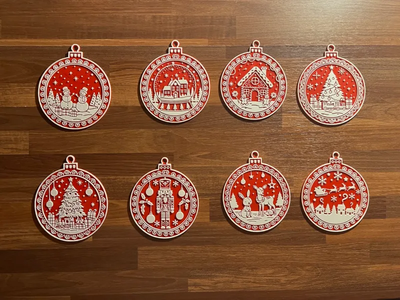 Christmas tree Ornaments Set 01