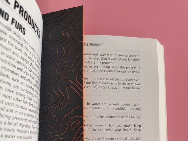Topographic Bookmark