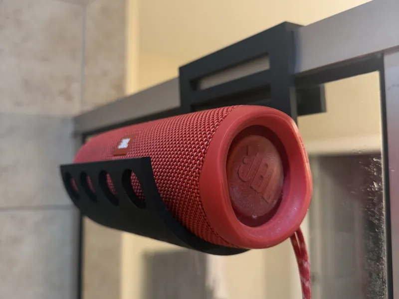 Walk-in shower mount for JBL Flip and JBL Charge