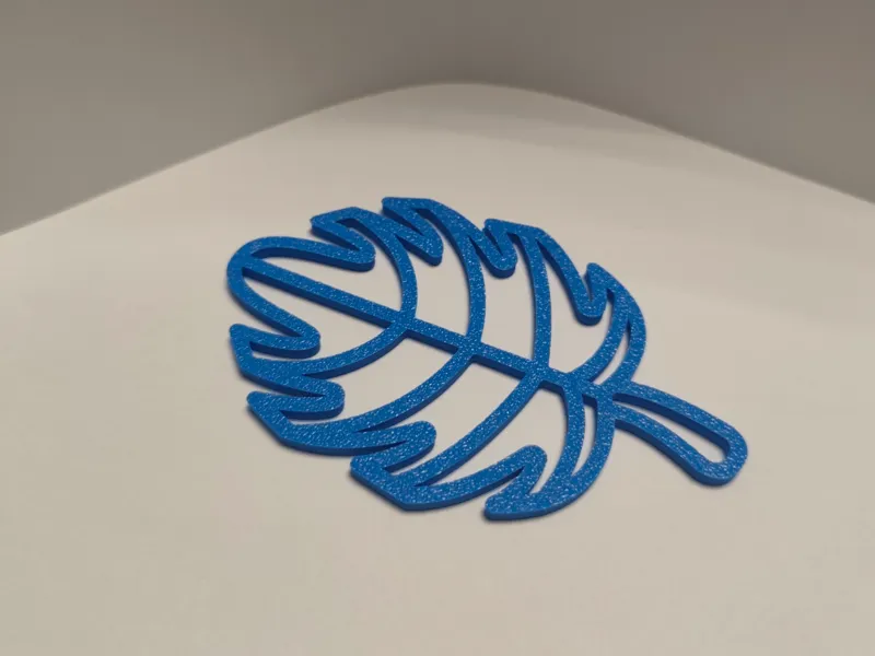 Leaf coaster