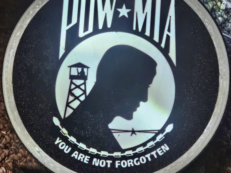 POW MIA Logo Lightbox