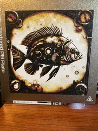 Lithophane poisson steampunk — photo 2