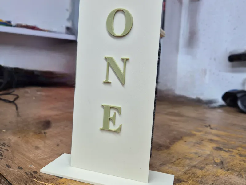 WEDDING TABLE NUMBER 1 to 8